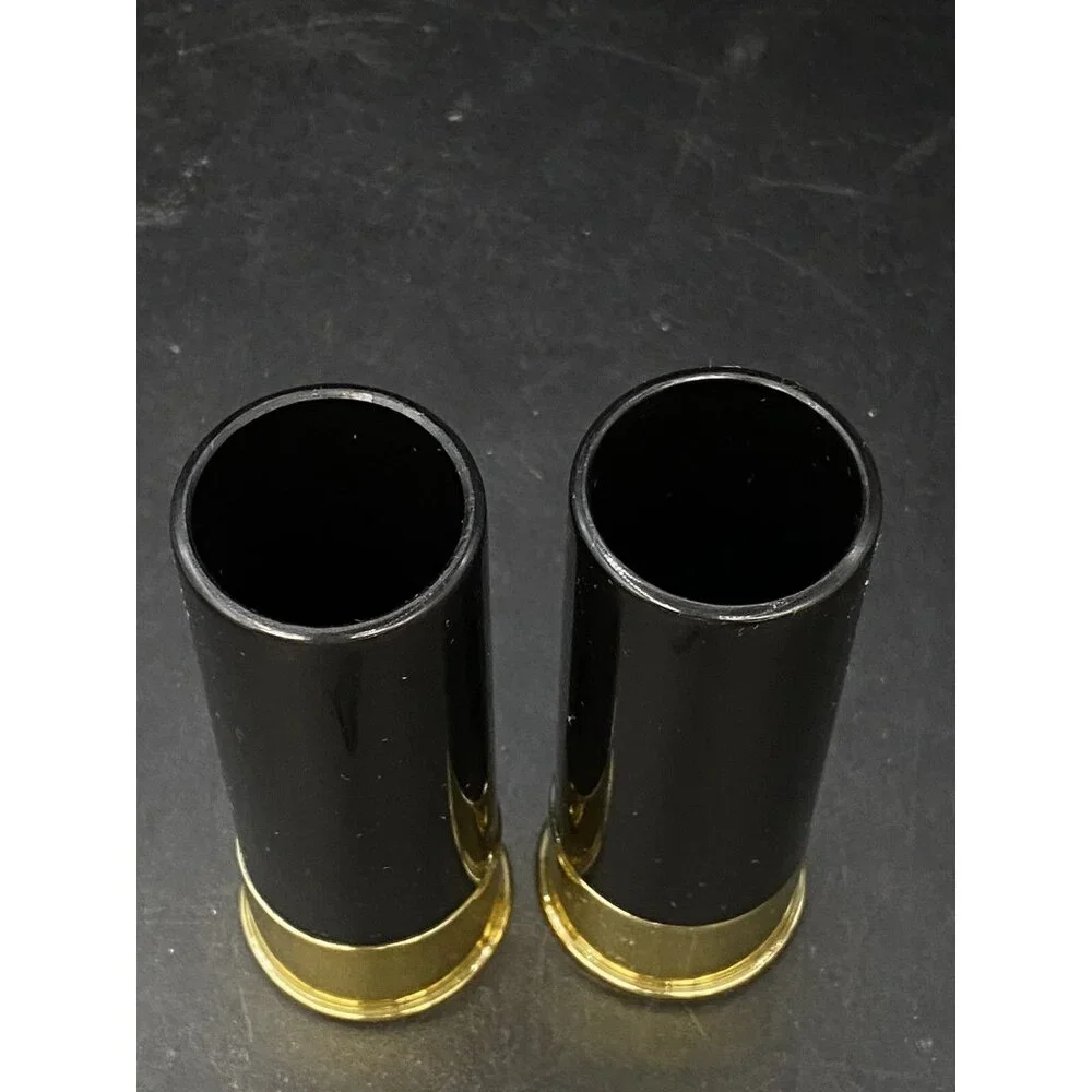 Snake River Stampede Canadian Whiskey Shotgun Plastic Shell Shot Glass LOT 2